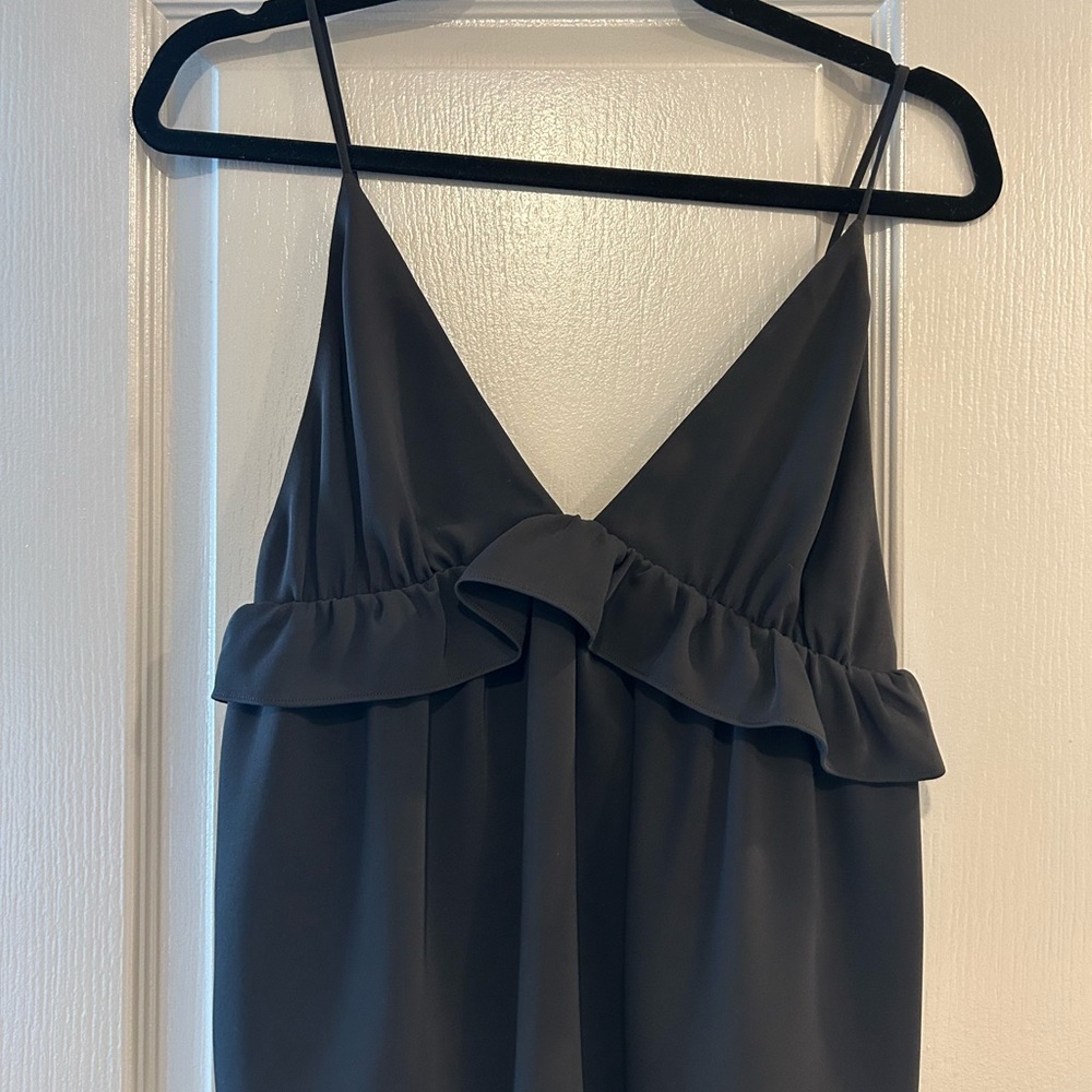 Wilfred Elegant Black Ruffle Top